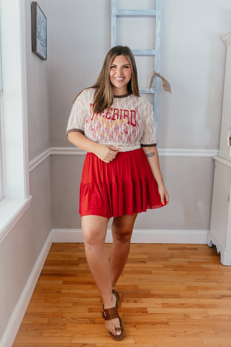 Sheer Freedom Top - Macoma Boutique140 Graphic Tees