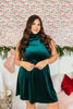 Shimmer & Slay Dress In Emerald - Reg & Curvy - Macoma Boutique250 Dresses