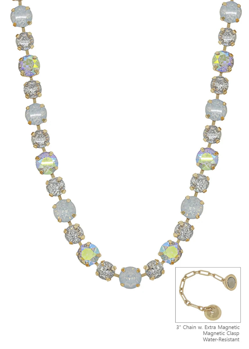 Shine Bright Magnetic Necklace In Clear AB Crystal - Macoma Boutique310 Accessories/Jewelry