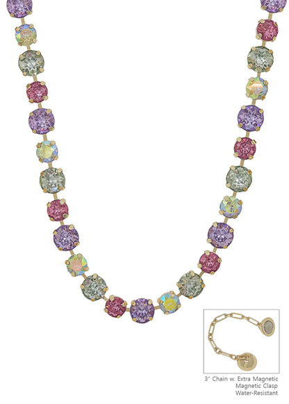 Shine Bright Magnetic Necklace In Light Multi Crystal - Macoma Boutique310 Accessories/Jewelry