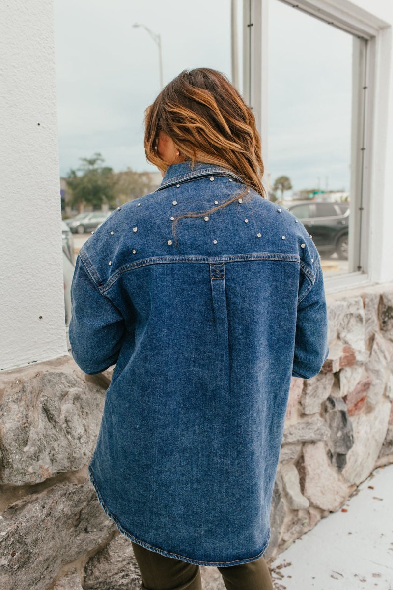 Shine On Denim Jacket - Macoma Boutique240 Jackets/Blazers