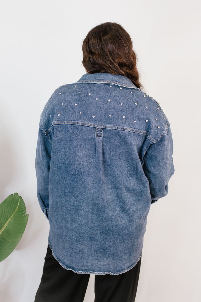 Shine On Denim Jacket - Macoma Boutique240 Jackets/Blazers