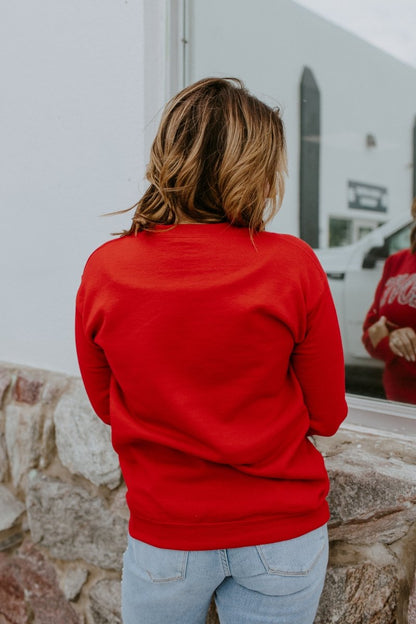 Shining Love Graphic Pullover - FINAL SALE - Macoma Boutique555 Presales