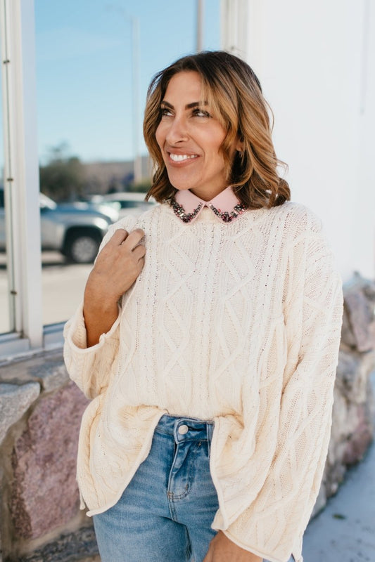 Shirt Collar In Pink - Macoma Boutique310 Accessories/Jewelry