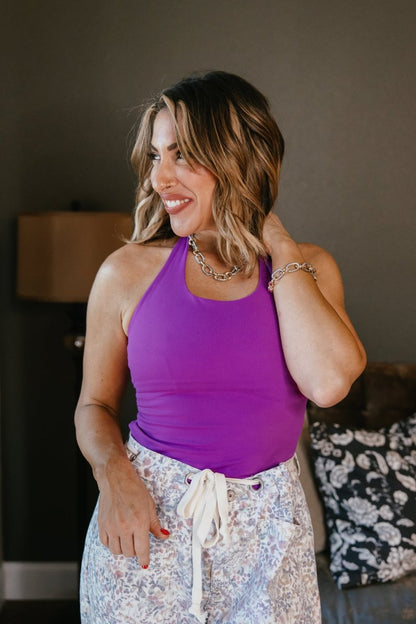 Show Stopper Brami Tank In Very Violet - Reg & Curvy - Macoma Boutique110 Tanks