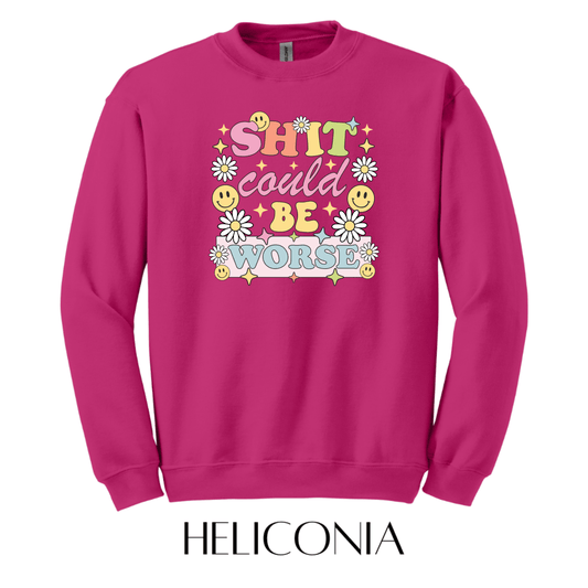 Sh*t Could Be Worse Graphic Pullover - FINAL SALE - Macoma Boutique555 Presales