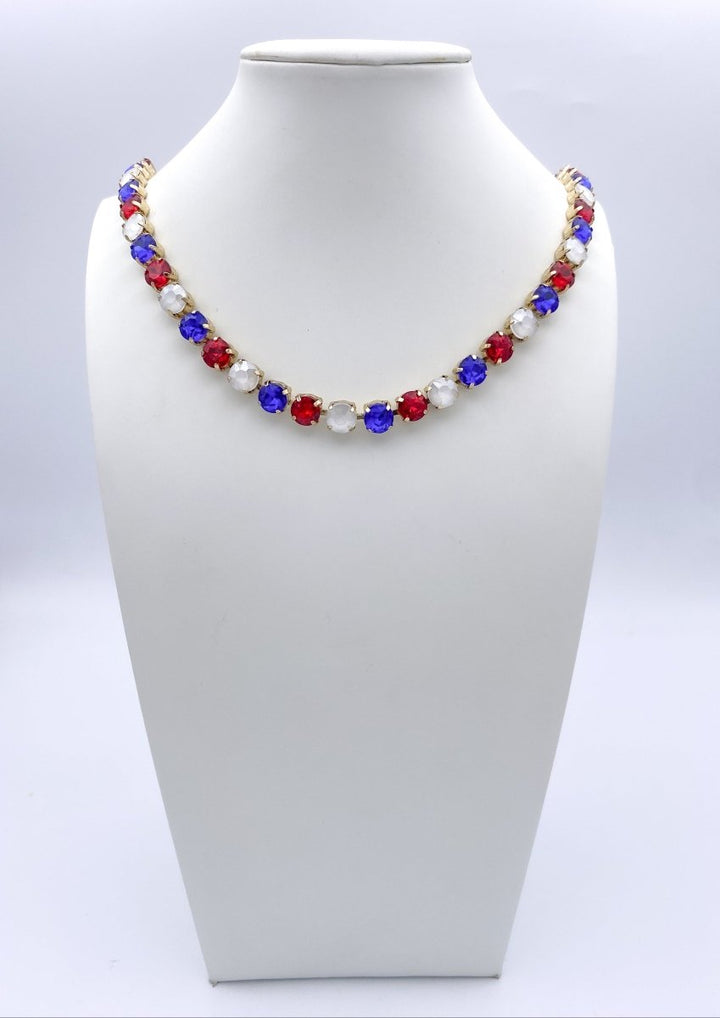 Sienna By Tova Ollie Necklace In 4th Of July Mix - Macoma Boutique310 Accessories/Jewelry