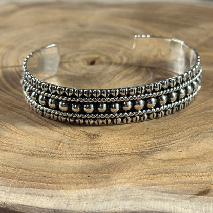 Silver Stacks Cuff Bracelet - Macoma Boutique315 Jewelry