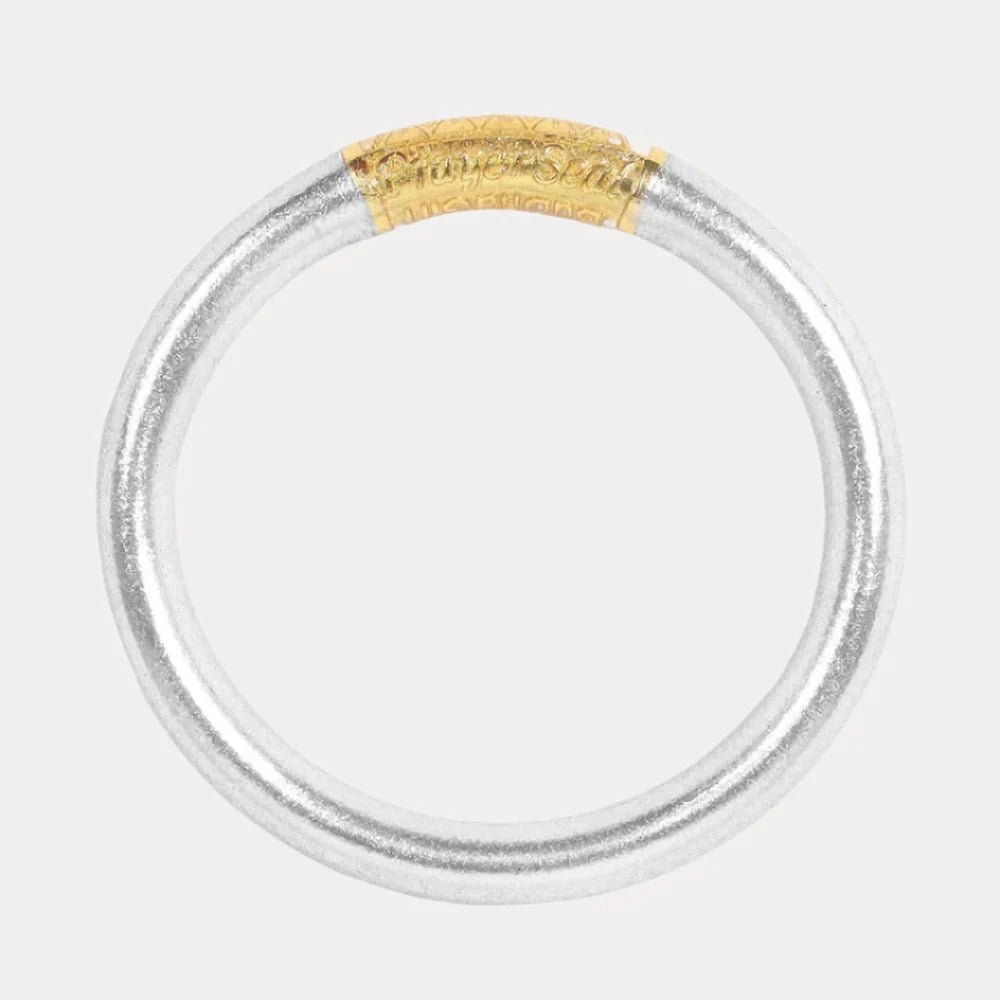 Silver Tzubbie All Weather Bangle In Serenity Prayer - Macoma Boutique310 Accessories/Jewelry