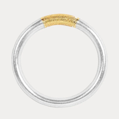 Silver Tzubbie All Weather Bangle In Serenity Prayer - Macoma Boutique310 Accessories/Jewelry