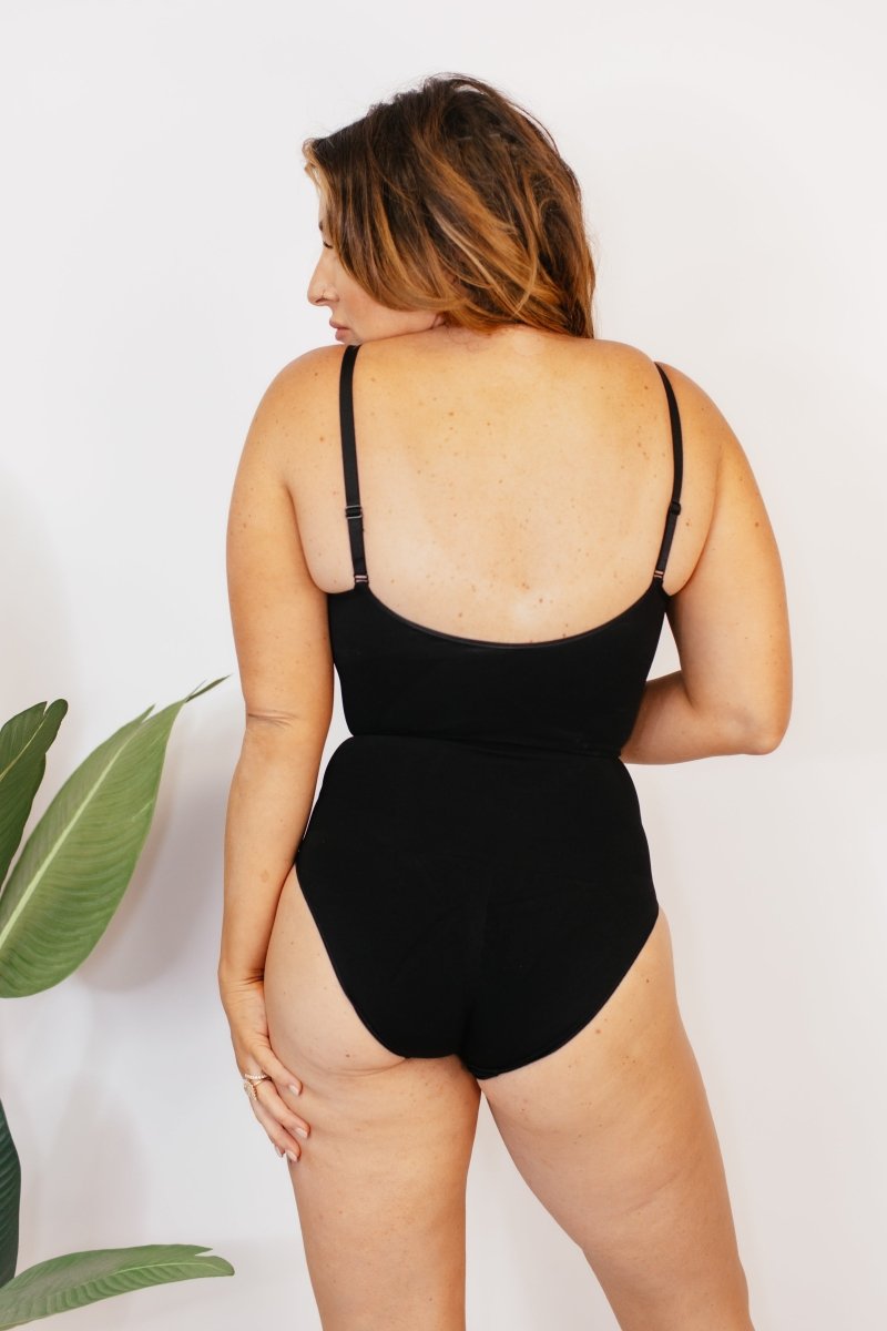 Slimm Bodysuit in Black - FINAL SALE - Macoma Boutique150 Bodysuits