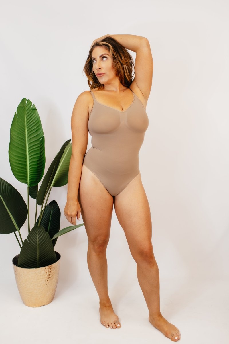 Slimm Bodysuit in Nude - FINAL SALE - Macoma Boutique150 Bodysuits