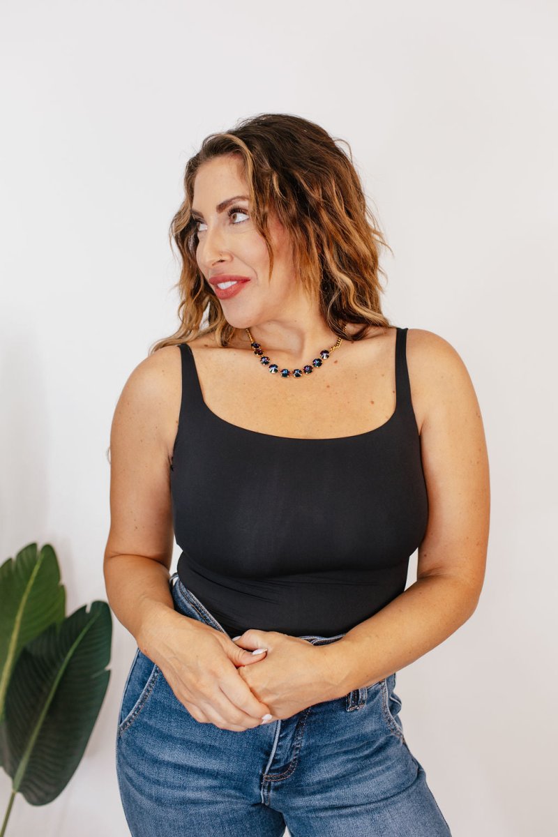 Slimm Shaping Bodysuit In Black - FINAL SALE - Macoma Boutique290 Loungewear/Sets