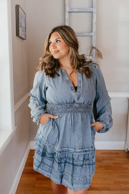 Smocked Sweetheart Dress - Macoma Boutique250 Dresses