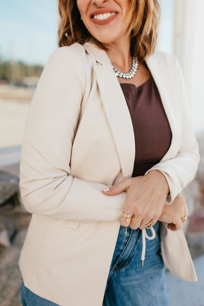Soft Sophistication Blazer - Macoma Boutique240 Jackets/Blazers