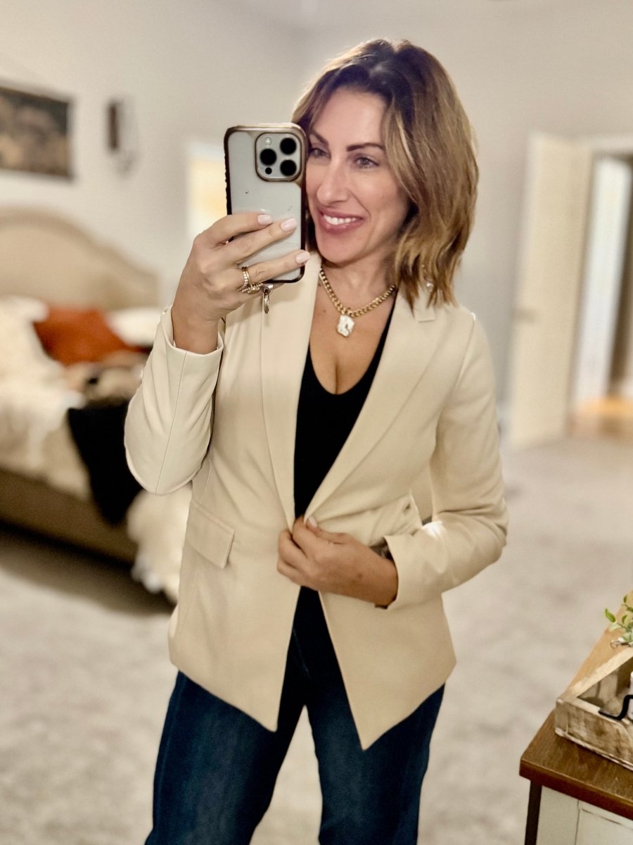 Soft Sophistication Blazer - Macoma Boutique240 Jackets/Blazers