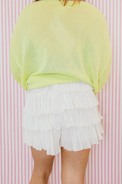 Soft & Whimsy Ruffle Skort - Macoma Boutique180 Shorts