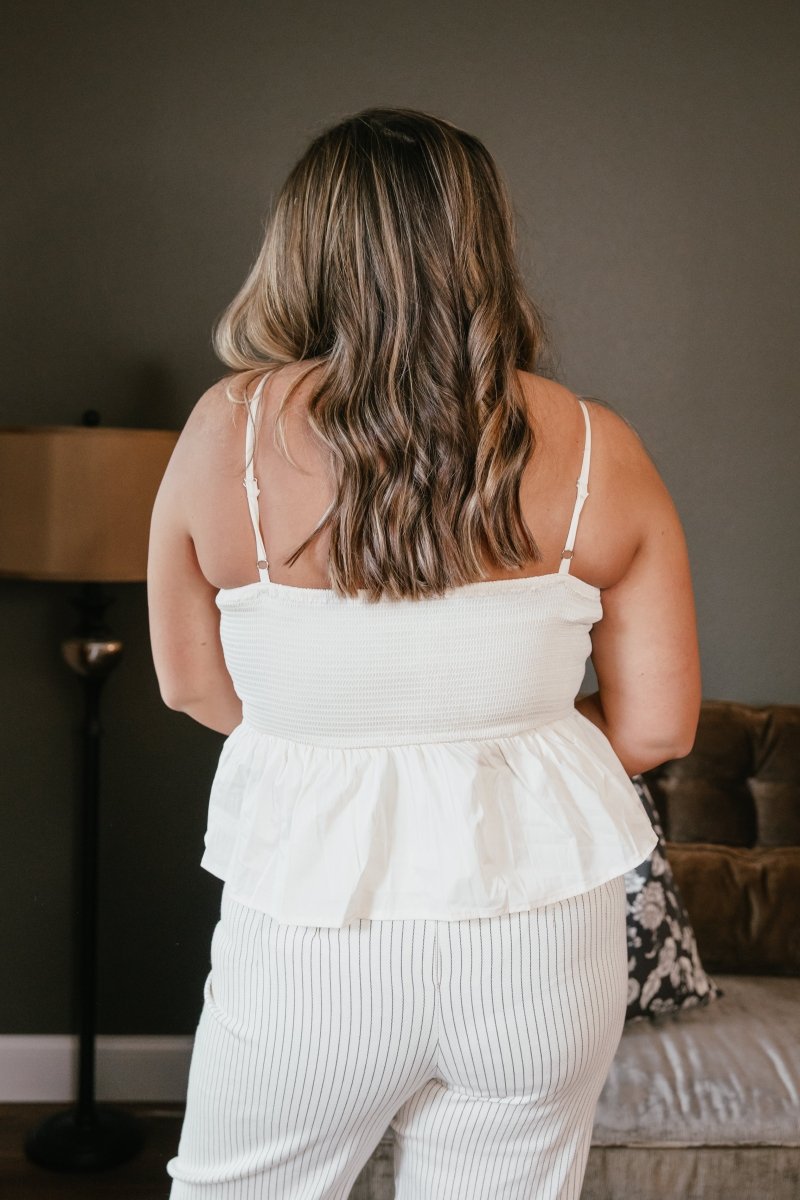 Sophisticated Spark Tank In Ecru - Macoma Boutique110 Tanks