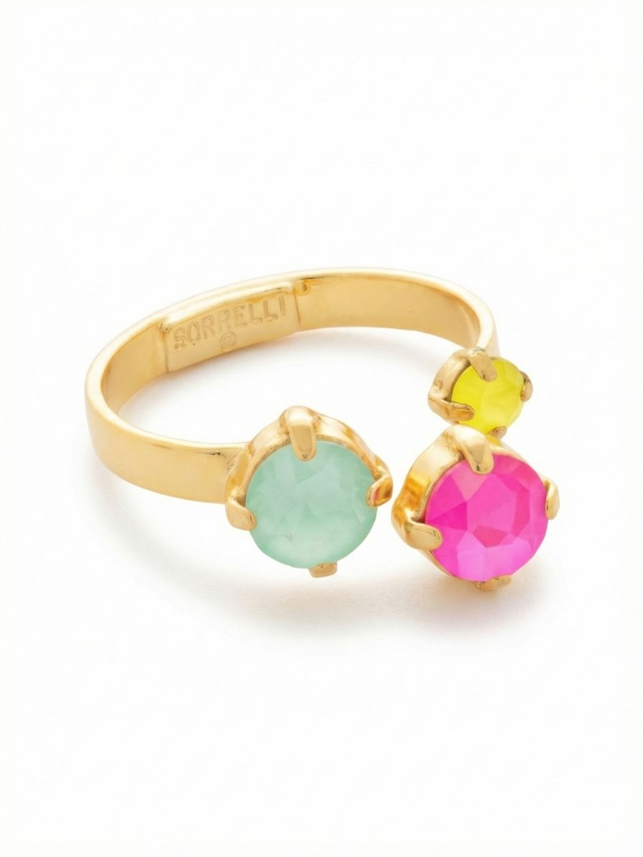 Sorrelli Candy Carnival Bubbles Open Band Ring - Macoma Boutique315 Jewelry
