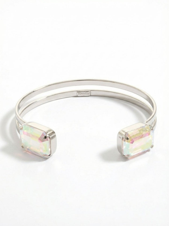 Sorrelli Crystal Aurora Borealis Brynn Adjustable Cuff Bracelet - Macoma Boutique315 Jewelry