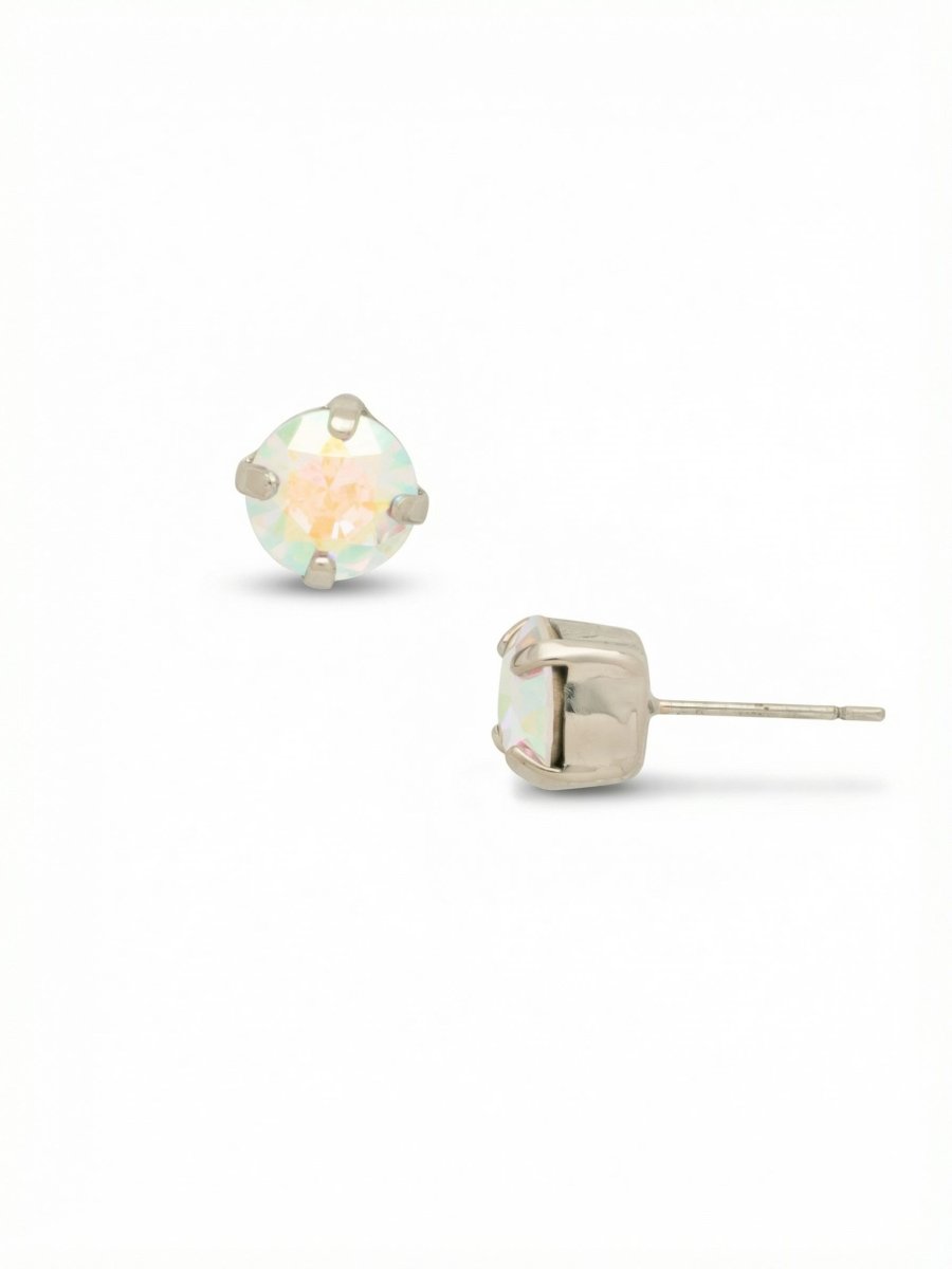 Sorrelli Crystal Aurora Borealis Simple Stud Earrings - Macoma Boutique315 Jewelry