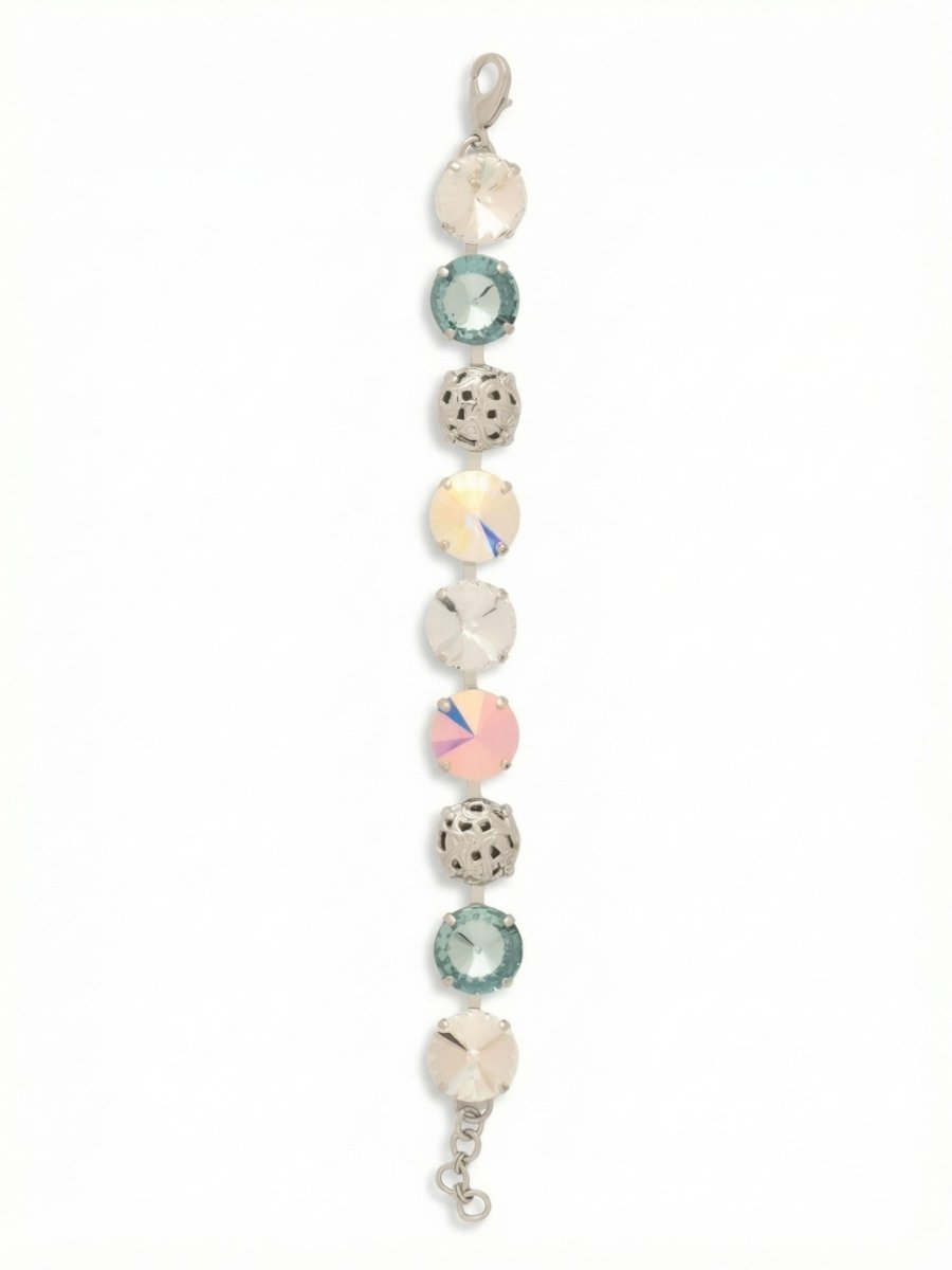 Sorrelli Rainbow Quartz Clementine Tennis Bracelet - Macoma Boutique315 Jewelry