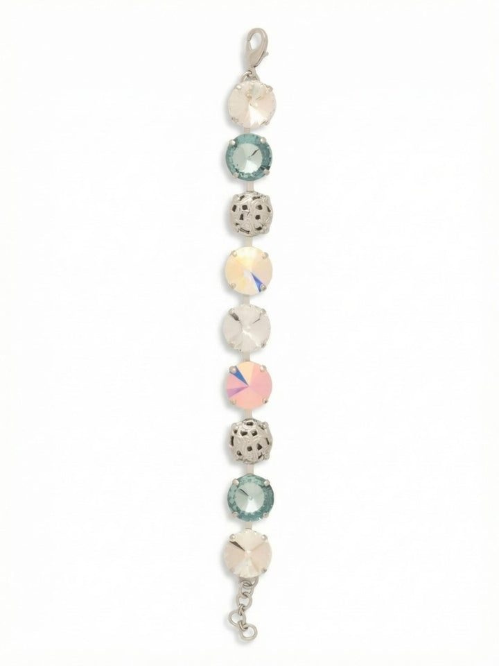 Sorrelli Rainbow Quartz Clementine Tennis Bracelet - Macoma Boutique315 Jewelry