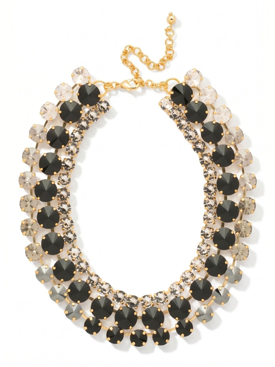 Sorrelli Starry Night Penelope Layered Statement Necklace - Macoma Boutique310 Accessories/Jewelry