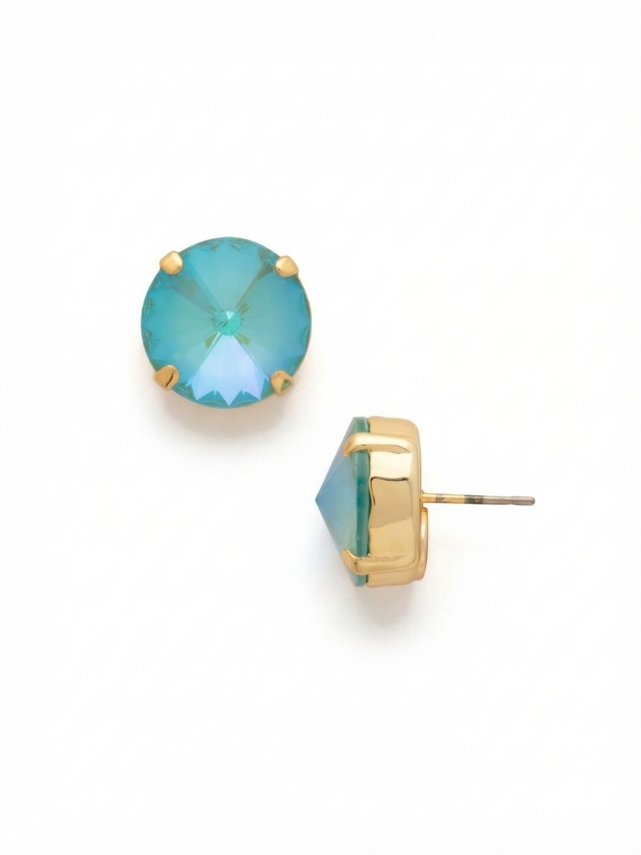 Sorrelli Summer Blue Delite Nadine Stud Earrings - Macoma Boutique315 Jewelry