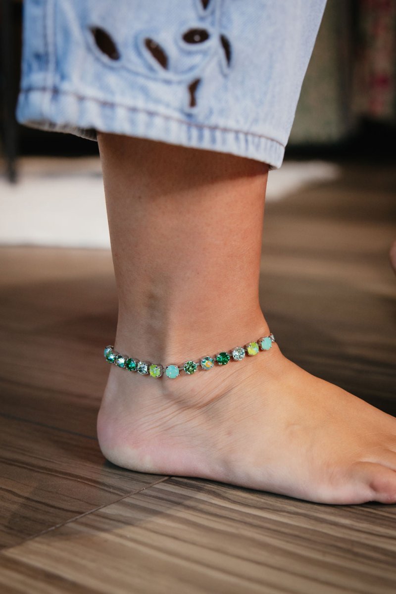 Sparkle Therapy Anklet in Silver - Macoma Boutique555 Presales