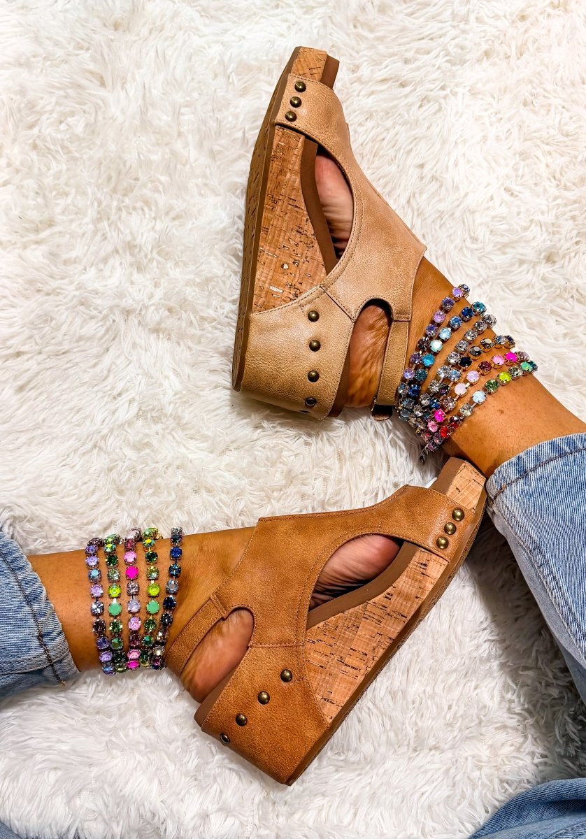 Sparkle Therapy Anklet in Silver - Macoma Boutique555 Presales