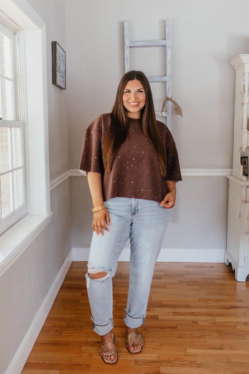 Sprinkle Of Fun Top - Reg & Curvy - Macoma Boutique100 Short Sleeve