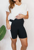 Staple Piece Biker Shorts In Black And White - Reg & Curvy - Macoma Boutique280 Activewear