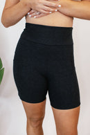 Staple Piece Biker Shorts In Black - Reg & Curvy - Macoma Boutique280 Activewear