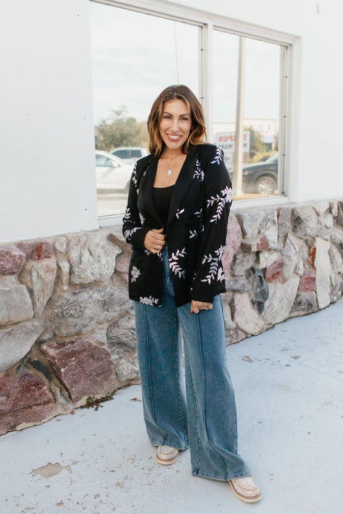 Starlit Garden Blazer - Macoma Boutique240 Jackets/Blazers