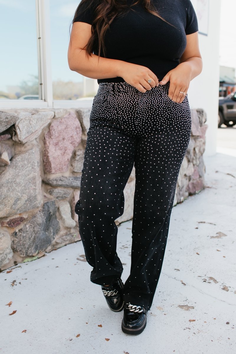Starstruck Rhinestone Jeans - Macoma Boutique170 Denim