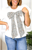 Statement Bow Top - FINAL SALE - Macoma Boutique100 Short Sleeve