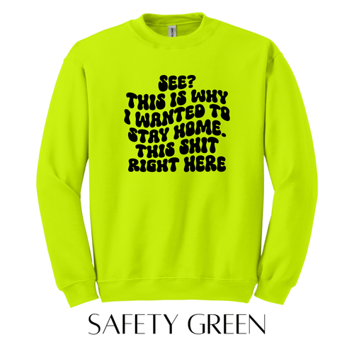 Stay Home Graphic Pullover - FINAL SALE - Macoma Boutique555 Presales