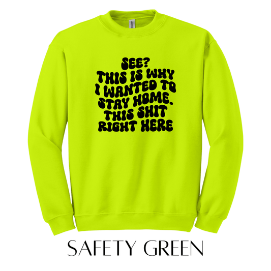 Stay Home Graphic Pullover - FINAL SALE - Macoma Boutique555 Presales