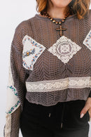 Stitched In Time Top - FINAL SALE - Macoma Boutique120 Long Sleeve