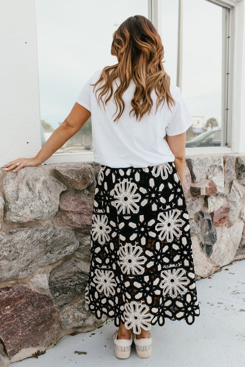 Street Chic Bubble Tee In Ivory - Macoma Boutique100 Short Sleeve