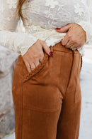 Suede Dreams Wide Leg Pant - Macoma Boutique210 Other Bottoms