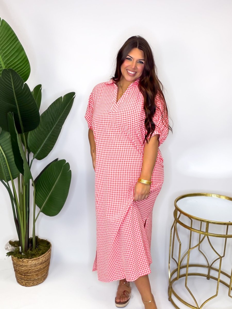 Summer Picnic Dress - Reg & Curvy - Macoma Boutique250 Dresses