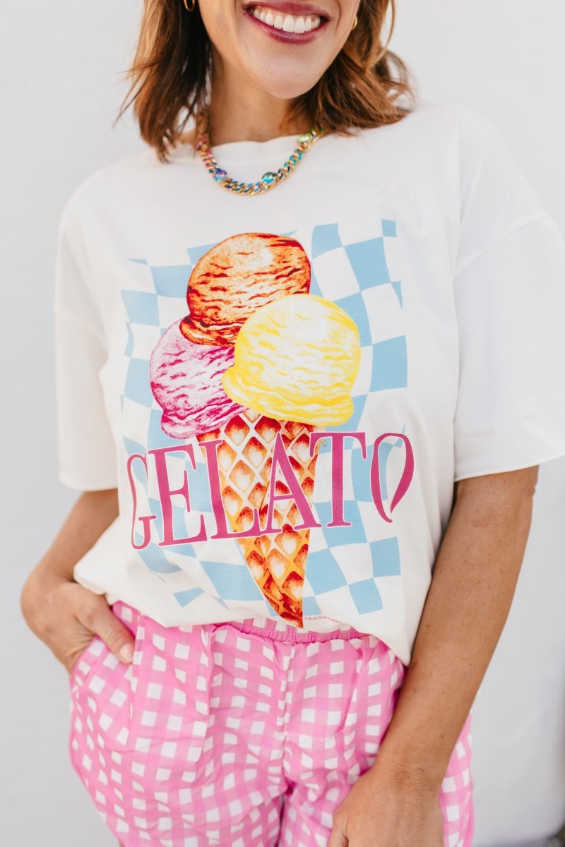 Summer Scoop Tee - Reg & Curvy - Macoma Boutique140 Graphic Tees