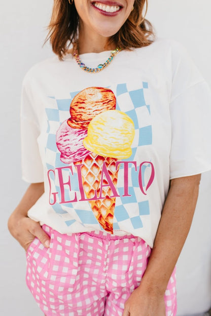 Summer Scoop Tee - Reg & Curvy - Macoma Boutique140 Graphic Tees