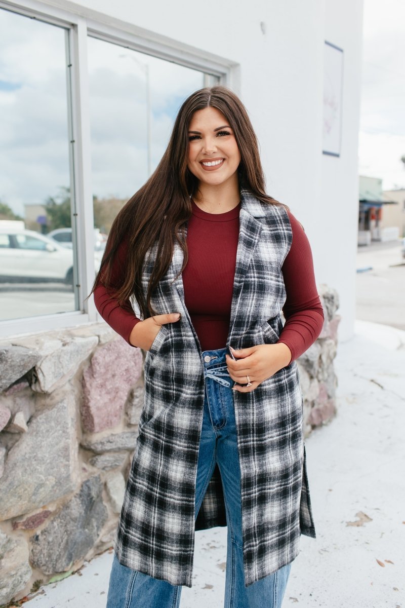 Surely Sophisticated Vest - Reg & Curvy - Macoma Boutique230 Outerwear