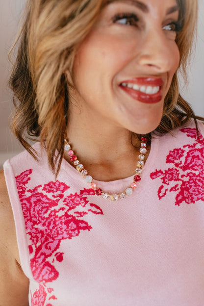 Sweet as Can Be Necklace In Pink - Macoma Boutique310 Accessories/Jewelry