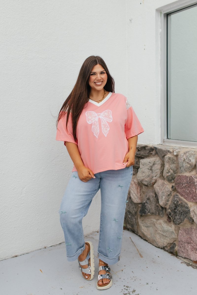 Sweet Details Top - Macoma Boutique100 Short Sleeve