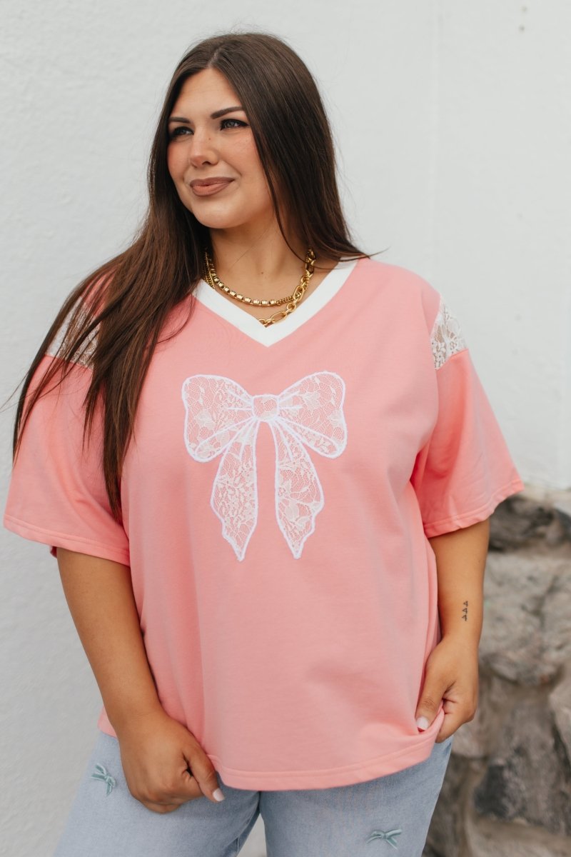 Sweet Details Top - Macoma Boutique100 Short Sleeve