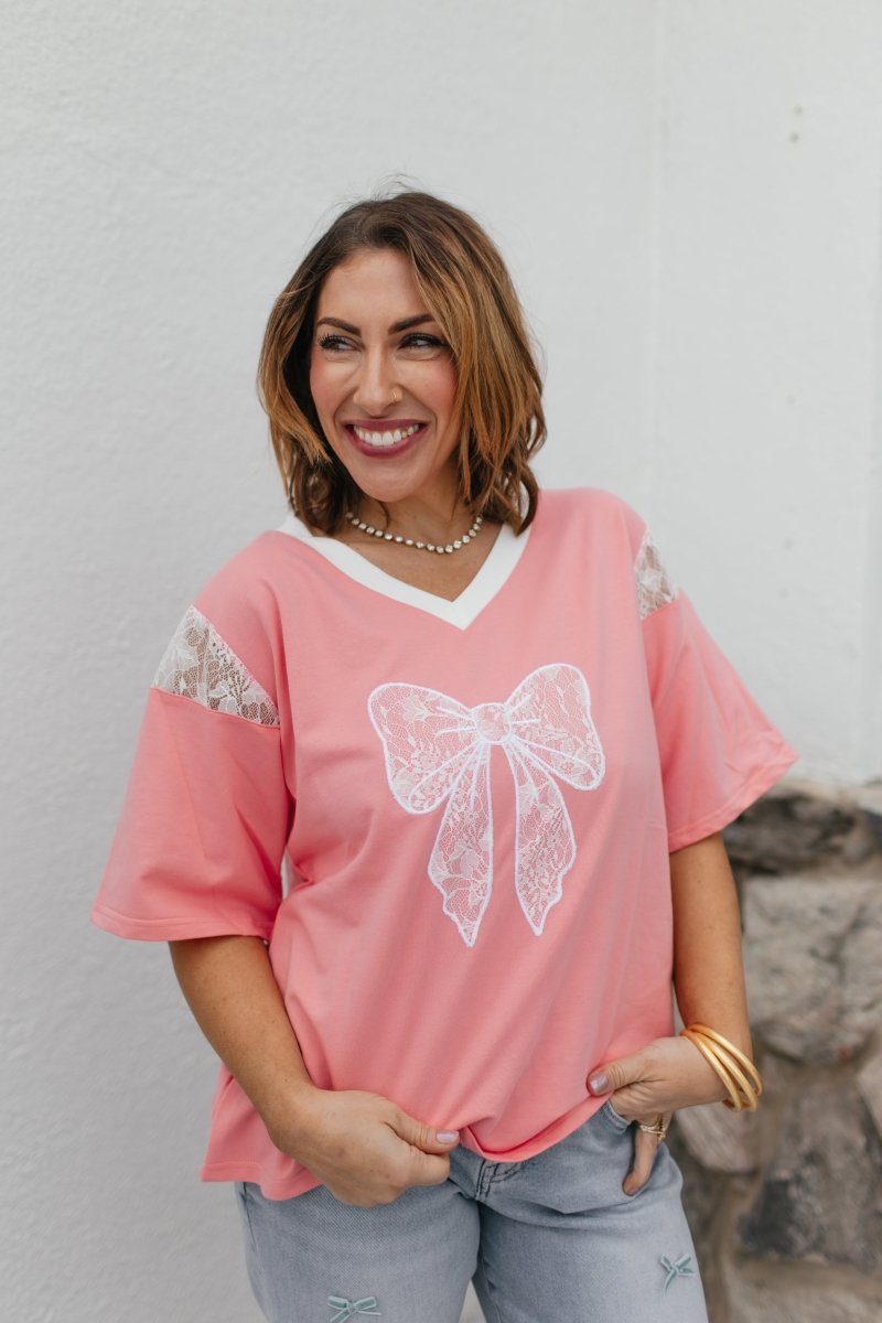 Sweet Details Top - Macoma Boutique100 Short Sleeve